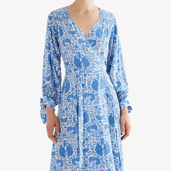 Natalie Martin Silk Danika Wrap Maxi 